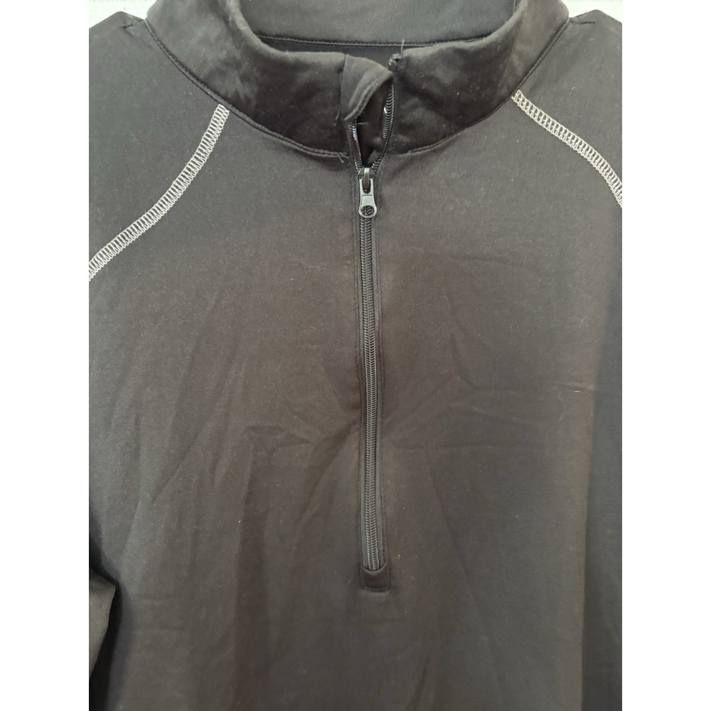 Men's fleece lined body glove 3/4 zip pullover shirt Large Outdoors Active Wear - Picture 4 of 8